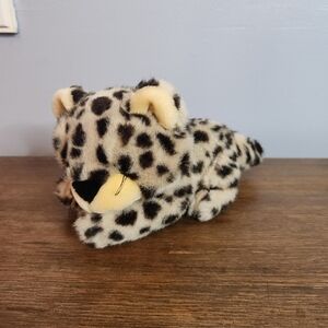 8in Wild Animal 1989 Fiesta Snow Leopard Brown/Light Gray Or Tan